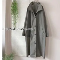 25SS JOURNAL STANDARD ドライクロスハイネックコート グレー