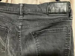ポロ ラルフローレン スキニーストレッチ ブラックデニム W32L32 ジーンズ