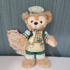 ディズニーシー園内正規品・最新作★ダッフィー　期間限定品・ぬいぐるみバッジ