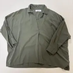 LOWRYS FARM オリーブ色 M 長袖シャツ