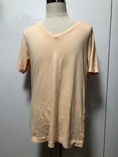 ロンハーマンコレクション Vネック オレンジ Tシャツ　Lサイズ