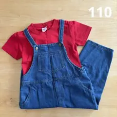 マリオ USJ コスプレ オーバーオール セット 100 110