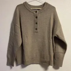 NAVY カーディガン Lサイズ ブラウン ゆったり上品 羽織り美品