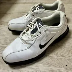 【美品】NIKE ナイキ ゴルフシューズ 29cm 白 ワイド ソフトスパイク