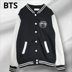 BTS スタジャン SUGAブラック×ホワイト ❣️訳ありのため特別価格❣️Ｌ