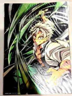 鬼滅の刃 全集中展 特殊印刷イラストカード B5サイズ 不死川実弥