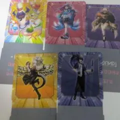 キャラクターカードセット 5枚