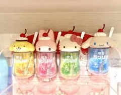 サンリオ　喫茶　クリームソーダマグネット　キティ　プリン　マイメロ　シナモン