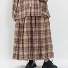 新品　AS KNOW AS olaca オンブレチックＣＨＫＳＫ　サイズ3のサムネイル
