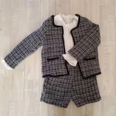 卒園式・入学式　130パンツスーツ・４点セット