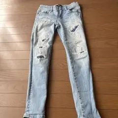 AZUL BY MOUSSY ダメージスキニーデニム XSのサムネイル