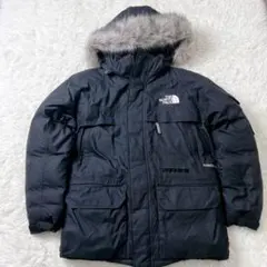 ノースフェイス ダウン ファー付 黒 ND01358 HyVent マクマード