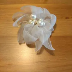 シフォンブローチ　卒業式　入学式