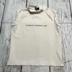 PING ノースリーブ モックネックシャツ ホワイト Sのサムネイル