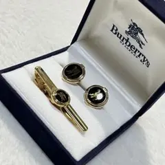 希少 美品 Burberrys ネクタイピン カフリンクス カフス ボタン