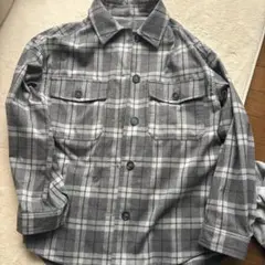 GU チェック柄ジャケット Lサイズ グレー