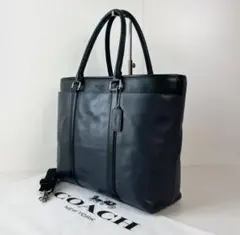 ✅【良品】定価10万　メンテ済み　コーチ　トートバッグ　ビジネスバッグ レザー