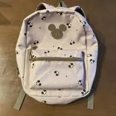 ミッキー柄 薄紫色リュック