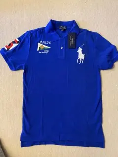 ポロ・ラルフ・ローレン 青 ポロシャツ　XL(170)