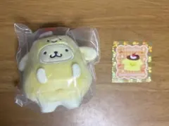 ぬいぐるみマスコット　ポムポムプリン×プリン　セブンイレブン