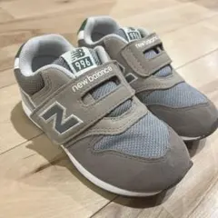 New Balance 996 キッズスニーカー グレー/ブラウン