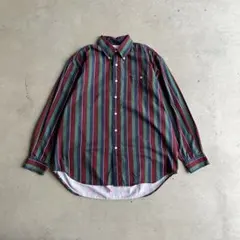 90s Axexander Julian BDコットンストライプシャツ L 長袖のサムネイル