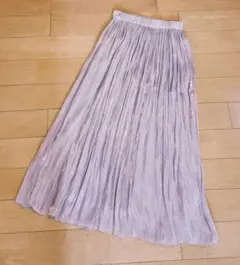 ♥️くすみピンク薄紫色♥️　 プリーツスカート