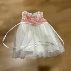 フォーマルドレス 100cm フラワー刺繍