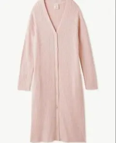 【美品】gelato piqué ジェラートピケ/ロングカーディガン/部屋着