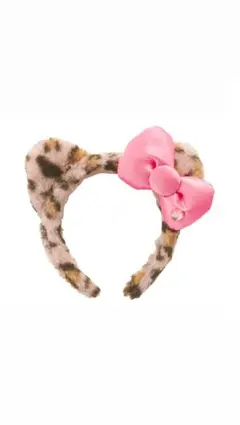 USJユニバ　キティ　ヒョウ柄カチューシャ