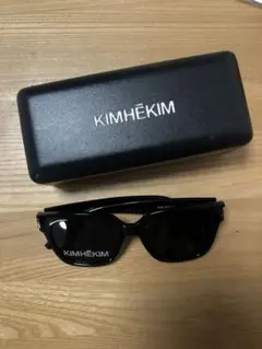 KIMHĒKIM ブラックサングラス ケース付き