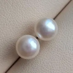 パールピアス　淡水真珠　スタッドピアス　直結　ホワイト　アレルギー対応　冠婚葬祭