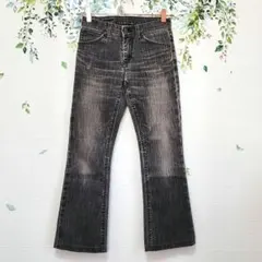 【Lee】レディース ブラック ブーツカット デニム エドウィン商事