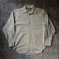希少 ラルフローレン チェックシャツ 長袖 レトロ 秋 古着 大人気 90s