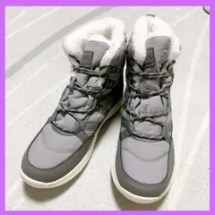 24h内発送✨スノーブーツ 24.5 ショートブーツ ブーツ 裏起毛 雪靴 冬靴