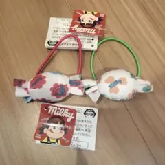 ペコちゃん　ヘアゴム　2色セット