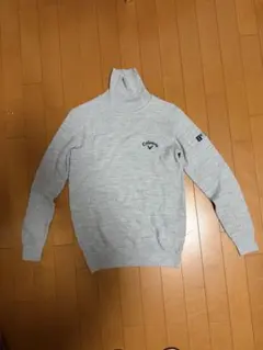 大晦日限定値段❕Callaway グレー タートルネック セーター M