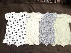 西松屋　ベビー服4点まとめ売り　ロンパース　80cm