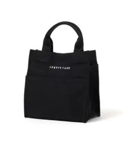 【美品】LOWRY'S FARM ブラック トートバッグ