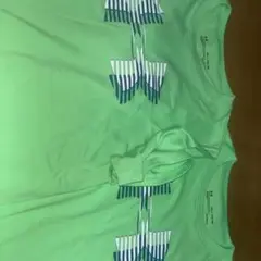 Under Armour 緑色 Tシャツ ストライプロゴ