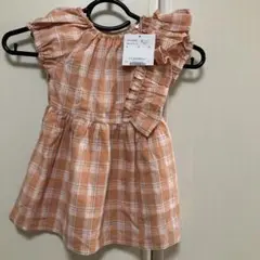 【新品未使用】Noeil aime BeBe チェック柄ワンピース