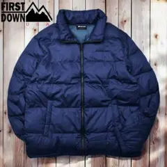 11M398◯ FIRST DOWN ダウンジャケット ブルゾン ヘビーアウター
