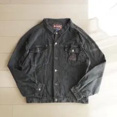 90s RIP CURL コットンスウェットジージャン フェードブラック