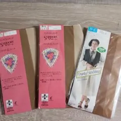 ストッキング S-L 3足 フィット＆サポート他