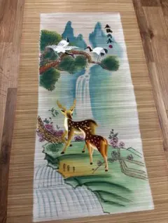 掛け軸 圭堂 松竹梅双駒 絹本 希少 軸装 茶道具 掛軸 美品 です。 掛け軸 圭堂 松竹梅双駒 絹本 希少 軸装 茶道具 掛軸 美品 です