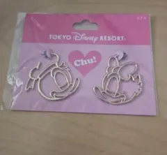 ディズニーリゾート　ドナルド&デイジー　ピアス