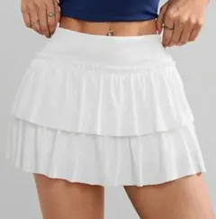 SHEIN 裏地付き ハイウエスト スカート