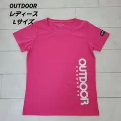 OUTDOOR レディース Lサイズ Tシャツ ピンクのサムネイル