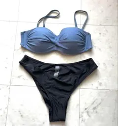 未使用　SHEIN セパレート水着 青/黒