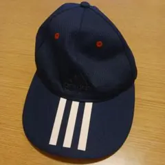adidas ネイビーキャップ 3本ライン